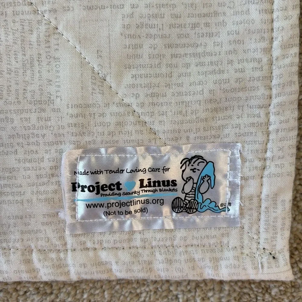 Project Linus Handmade Child’s Quilt Tiny Frogs Print 48”x42”